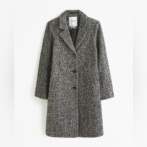 A&F textured dad coat